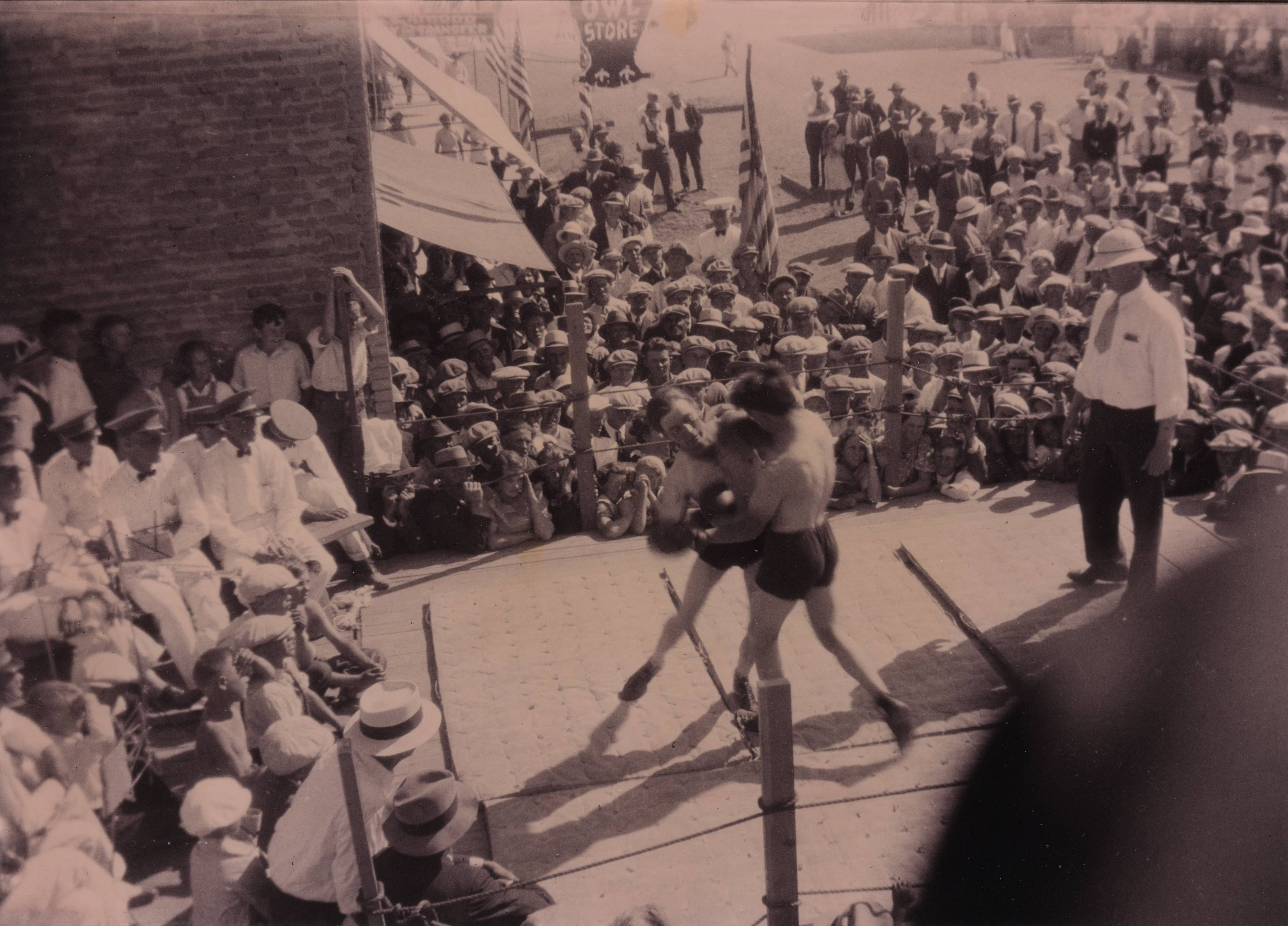 Boxing in Crosby, North Dakota