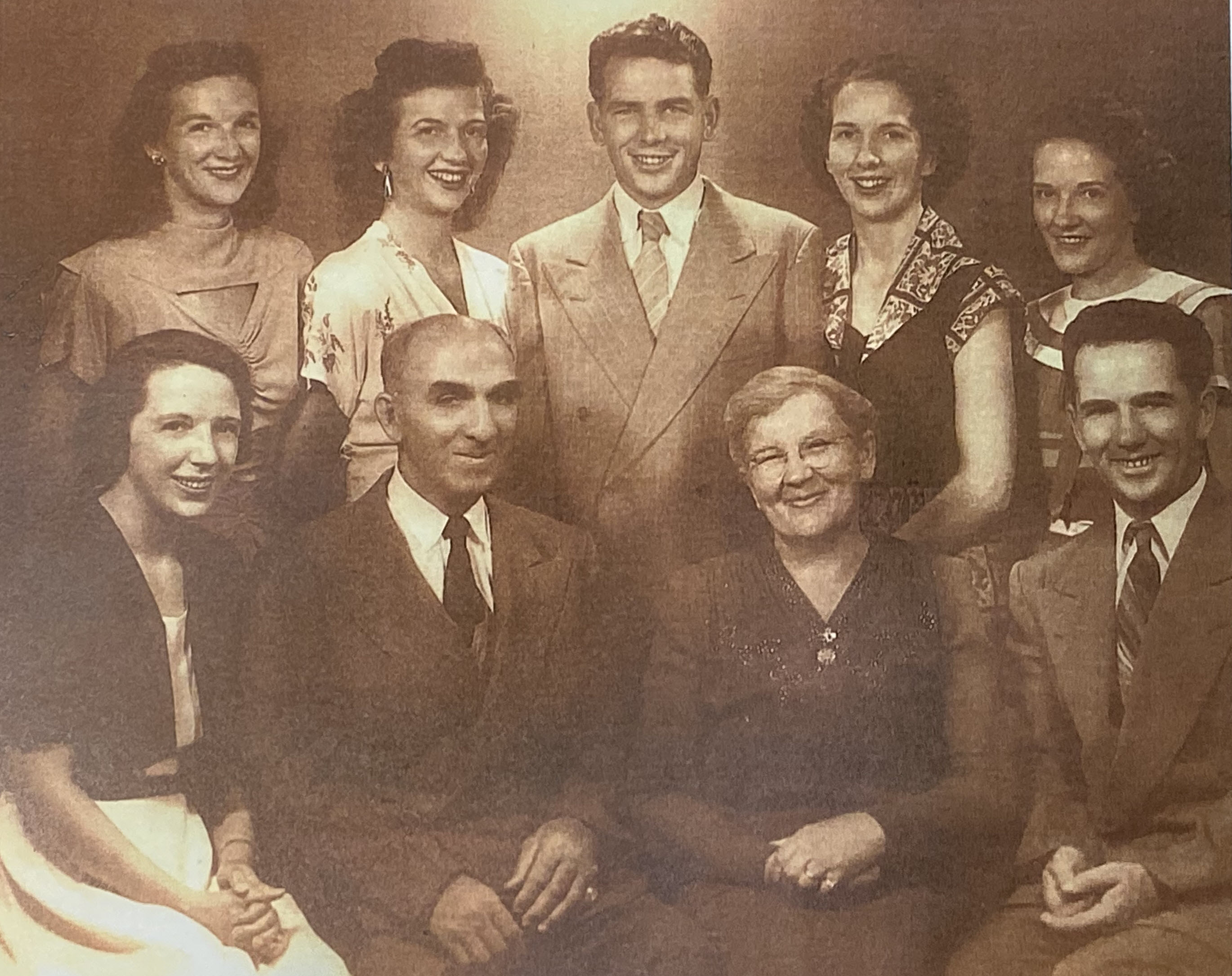 The McFadden Family, circa 1950.