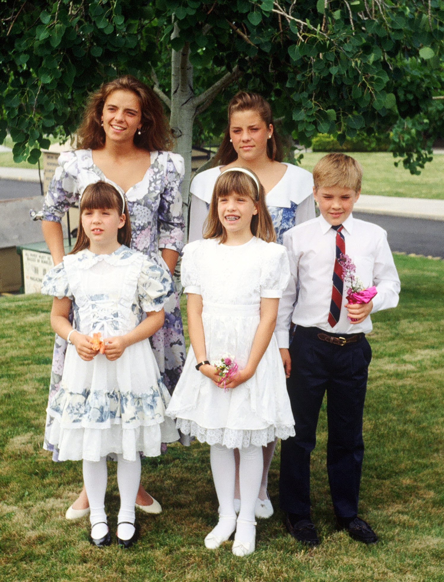 The Thompson and Goodman kids in Yakima.