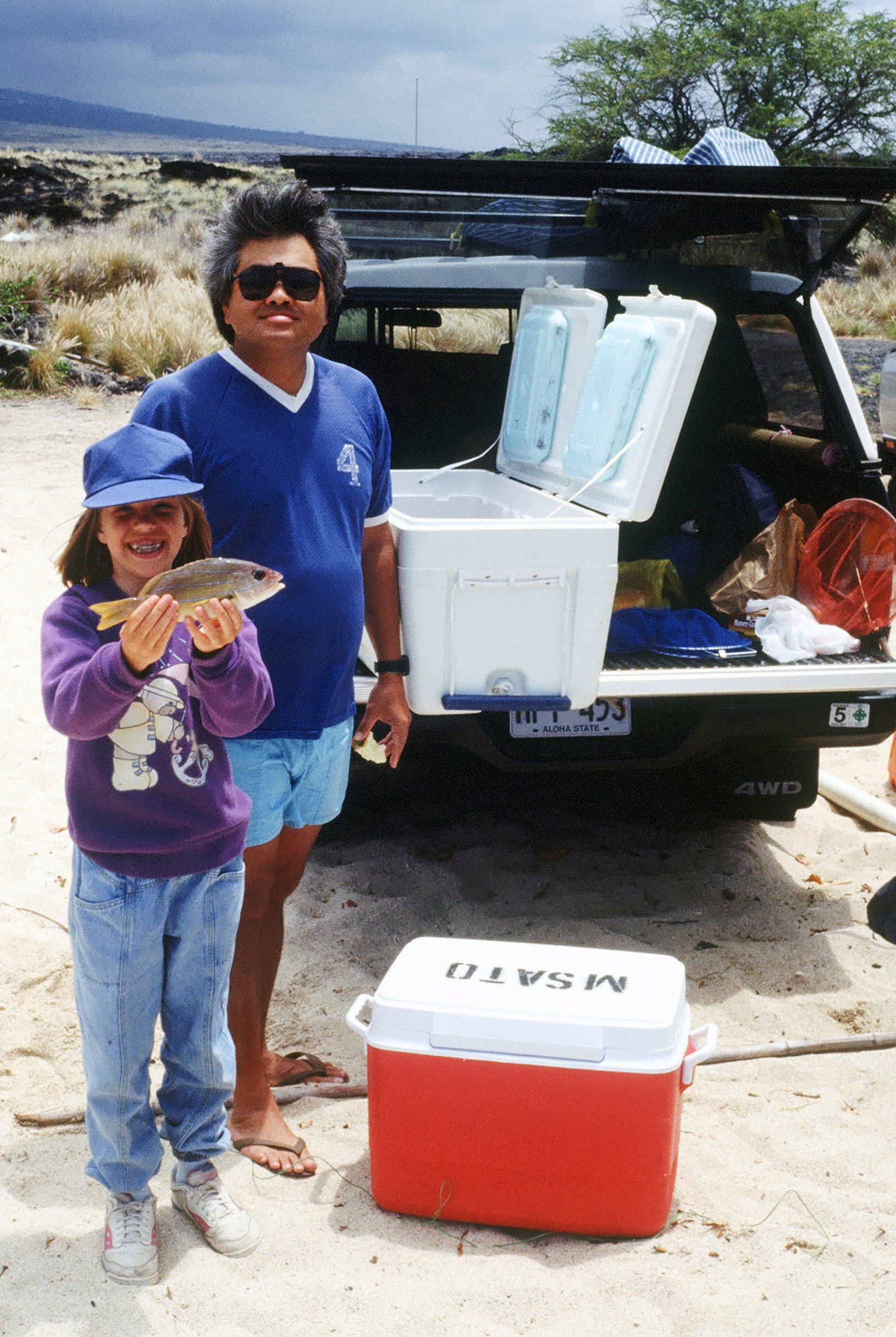 Camping with Ed Yokoyama.