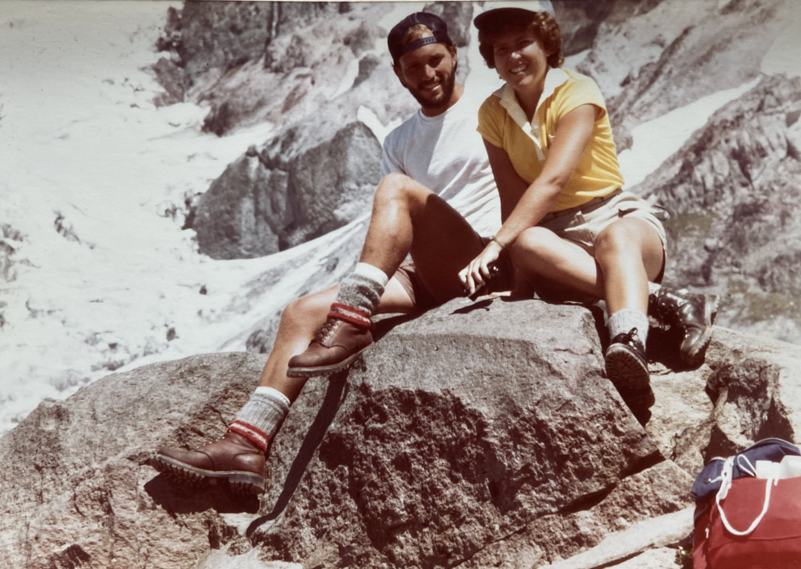 Jane and I at Mt. Rainier in 1979.