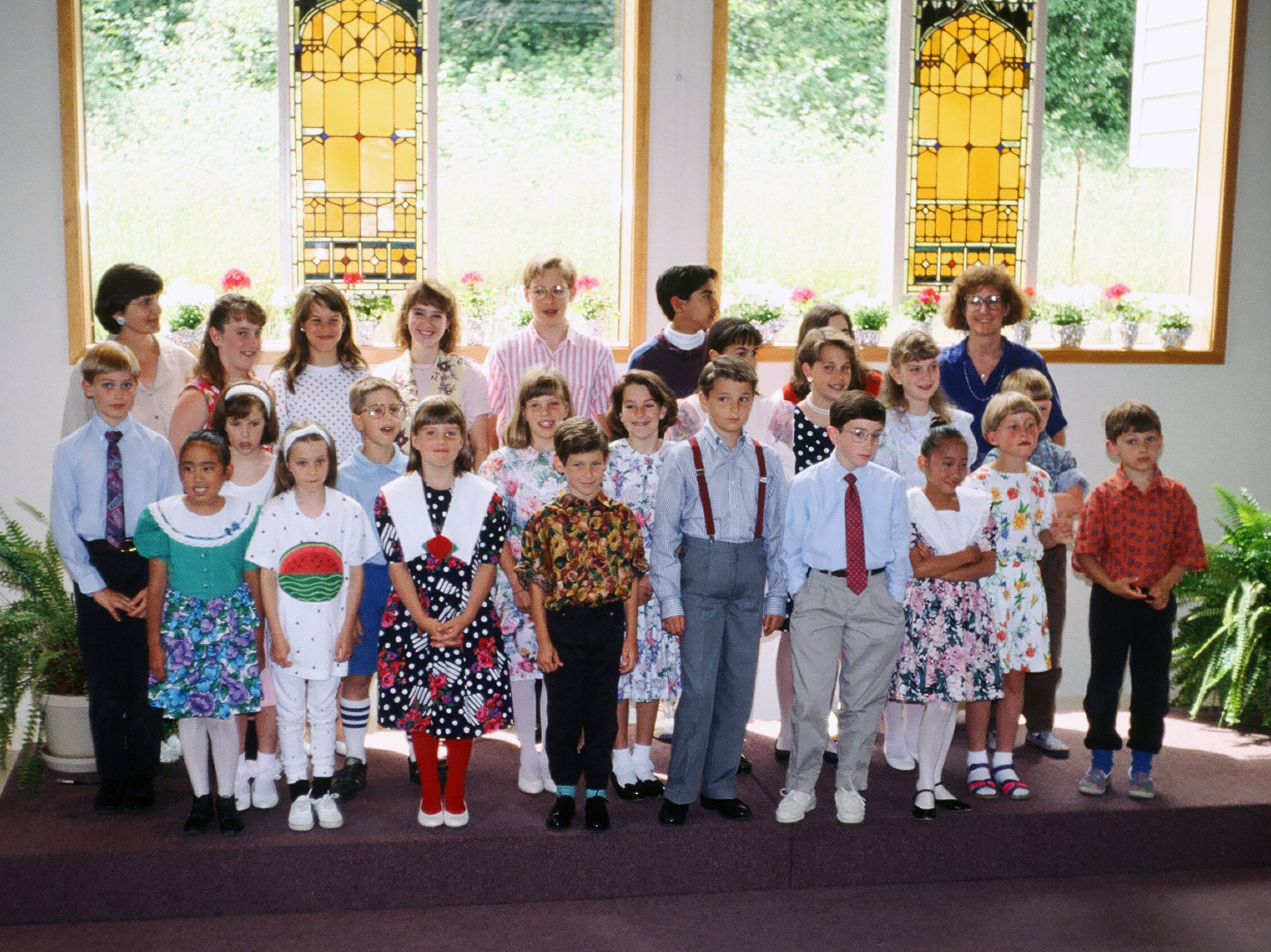 Erika and Laura with the Kindermusic students.