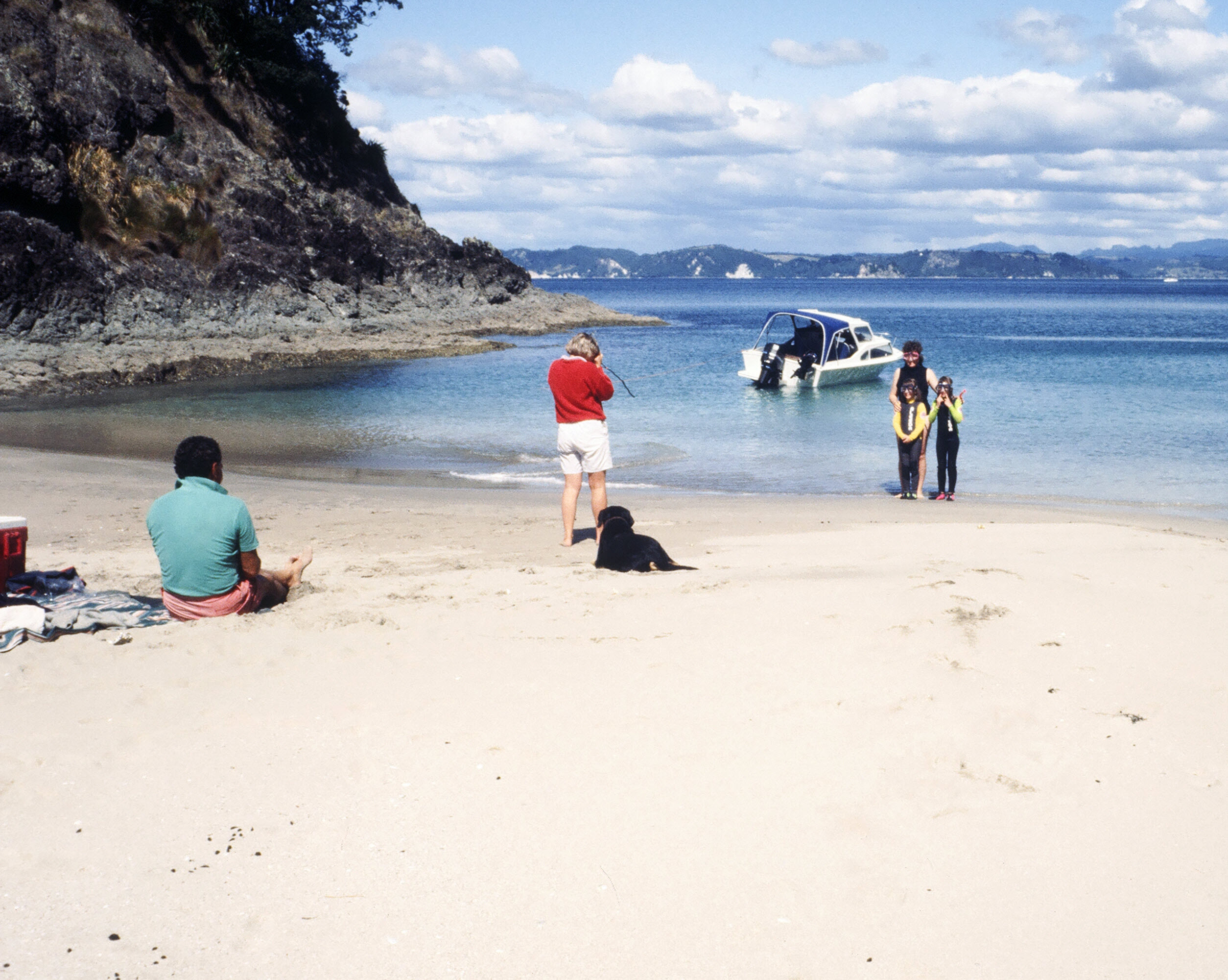 Snorkeling on the Coromandel Peninsula.