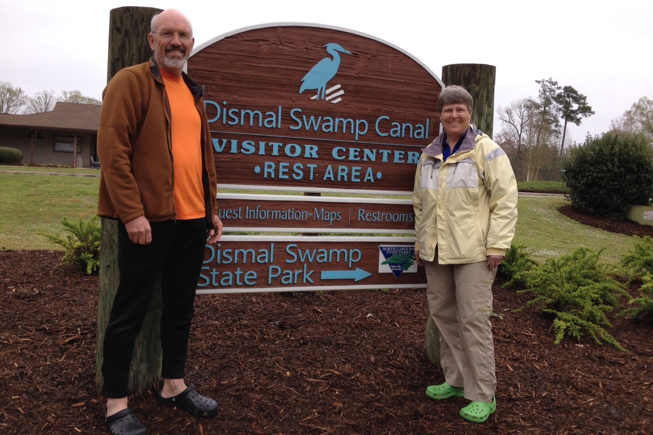 At the Dismal Swamp Visitor Center.