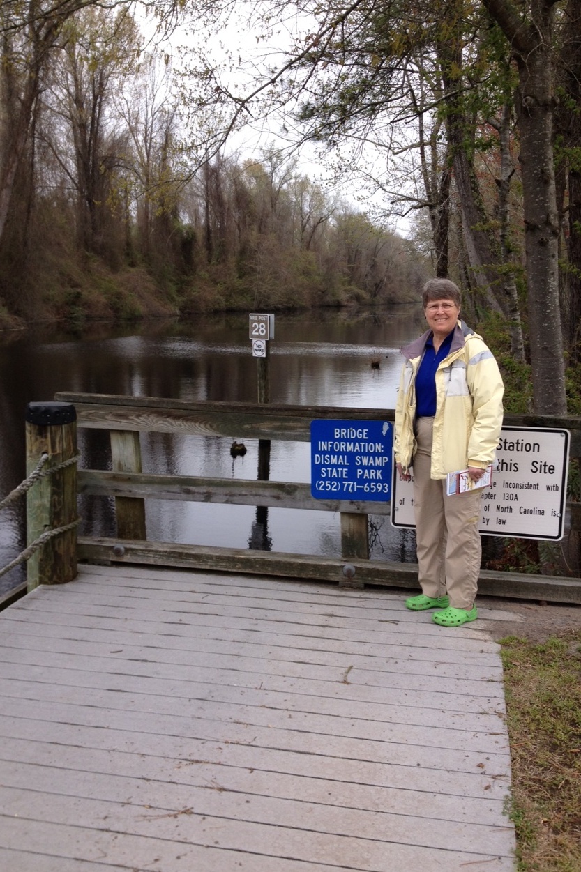 At the Dismal Swamp Visitor Center.