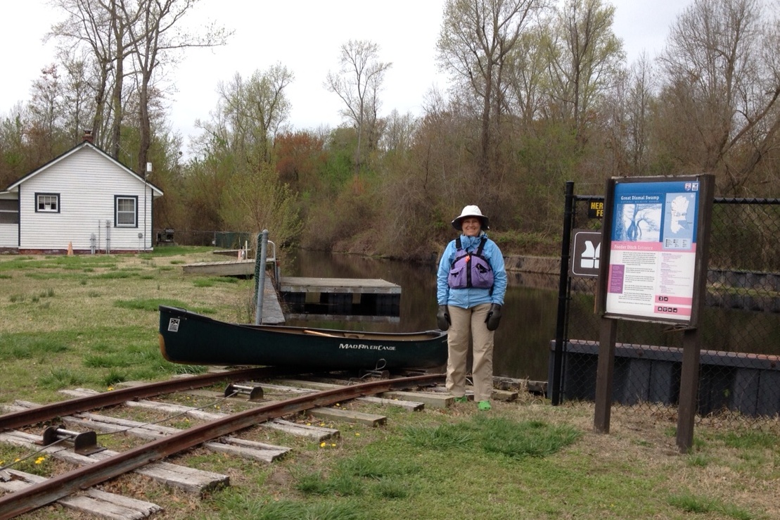 At the Dismal Swamp Visitor Center.