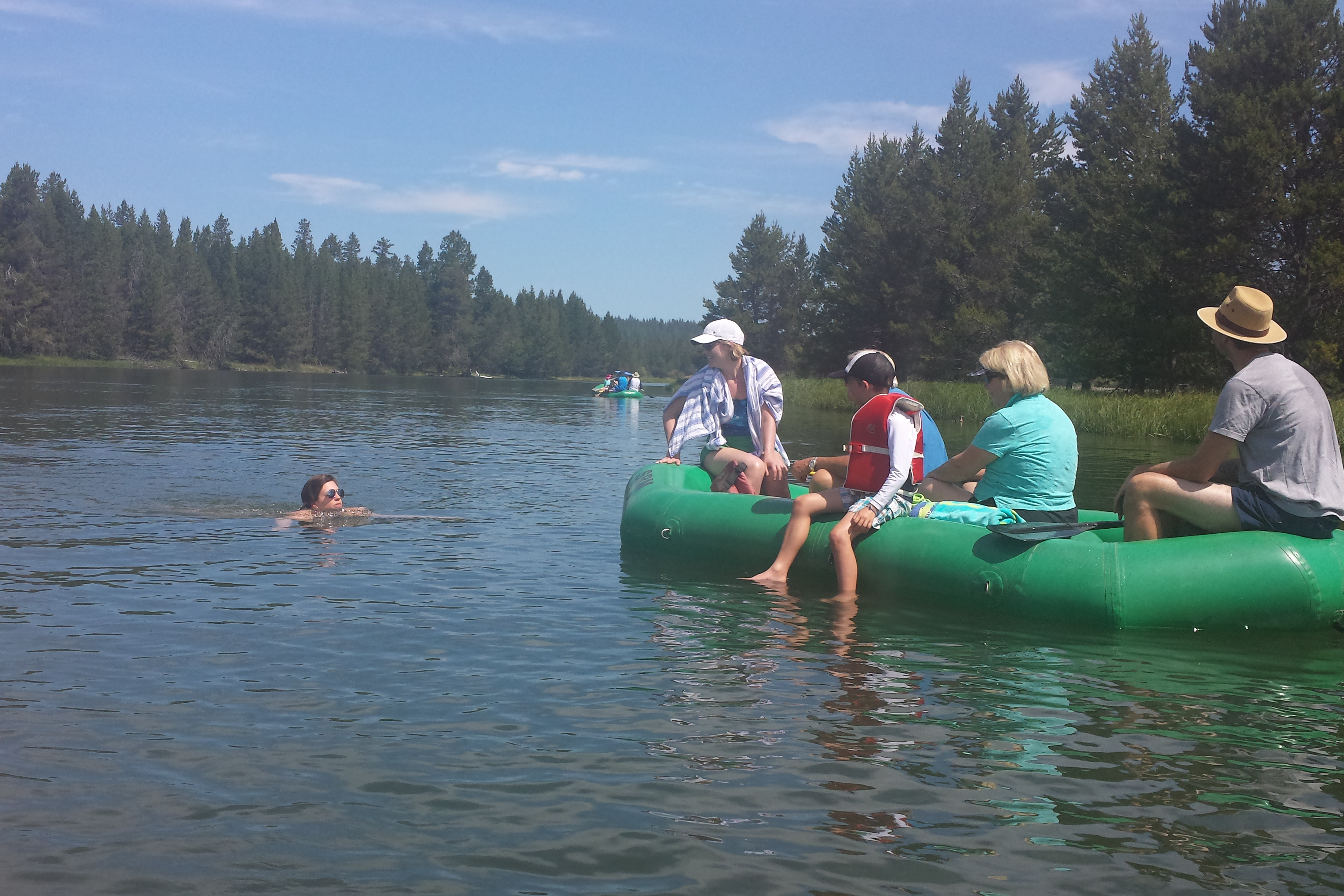 Erika takes the plunge.