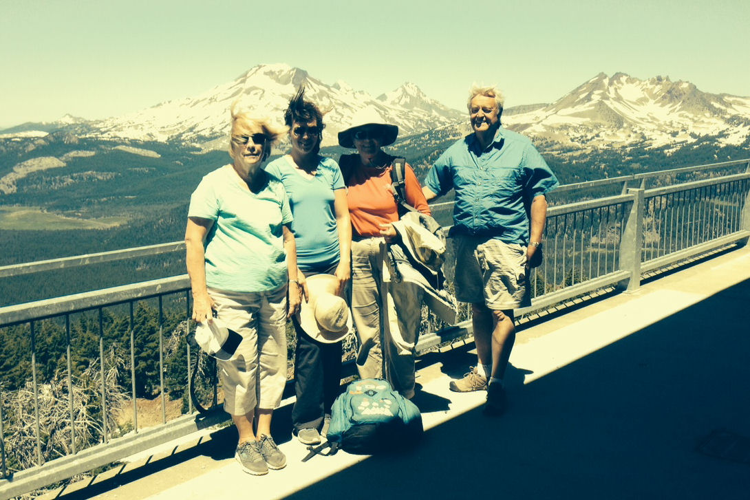 The view north from Mt. Bachelor.