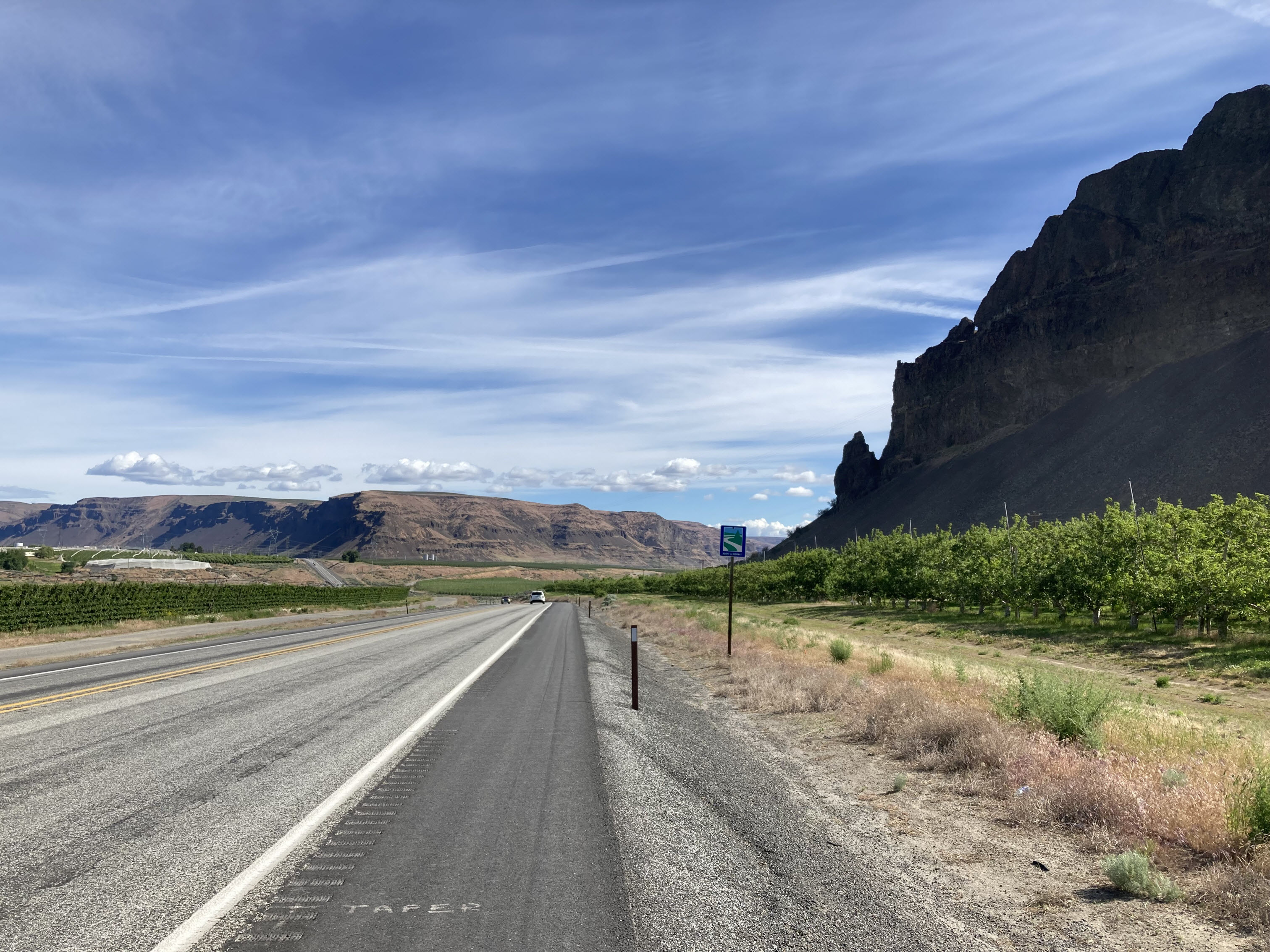 Highway 28 on the way to Wenatchee.