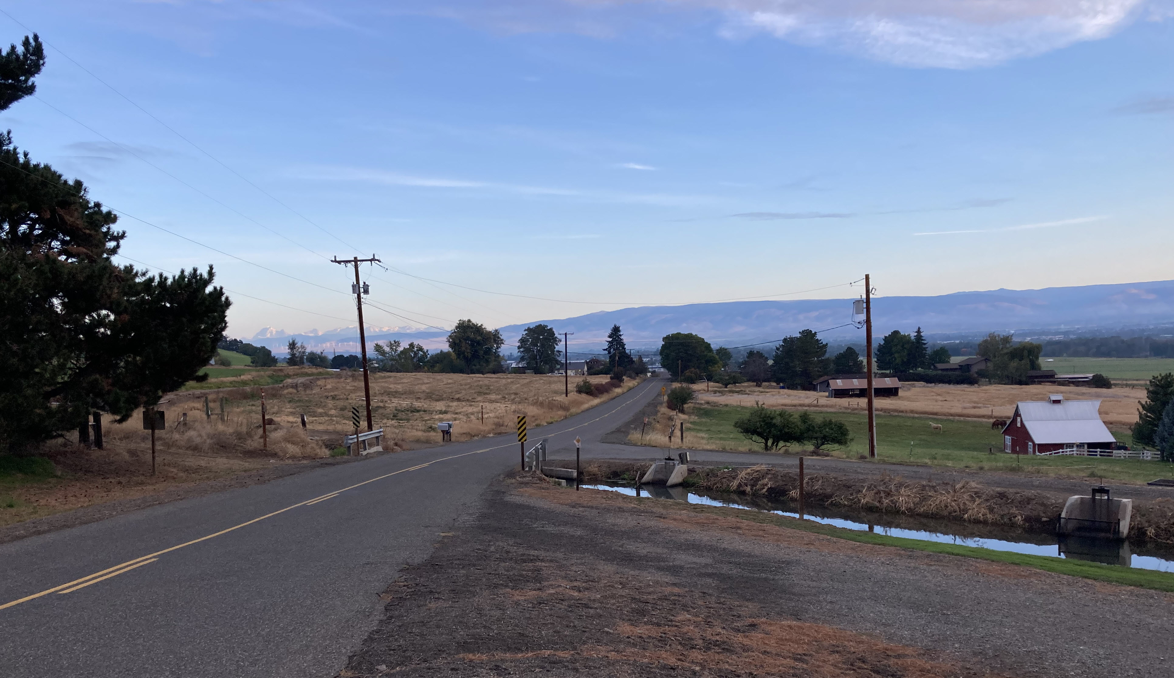 Climbing out of the Kittitas Valley.