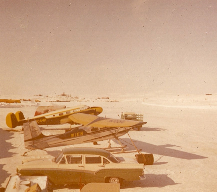 Beech 18 and Cessna 150 in Alaska