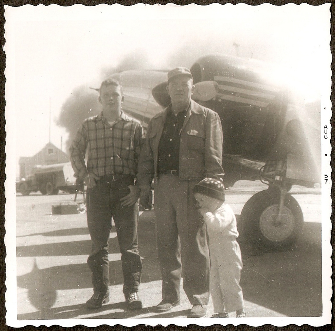 Dad, Bobby, and Mike circa 1957