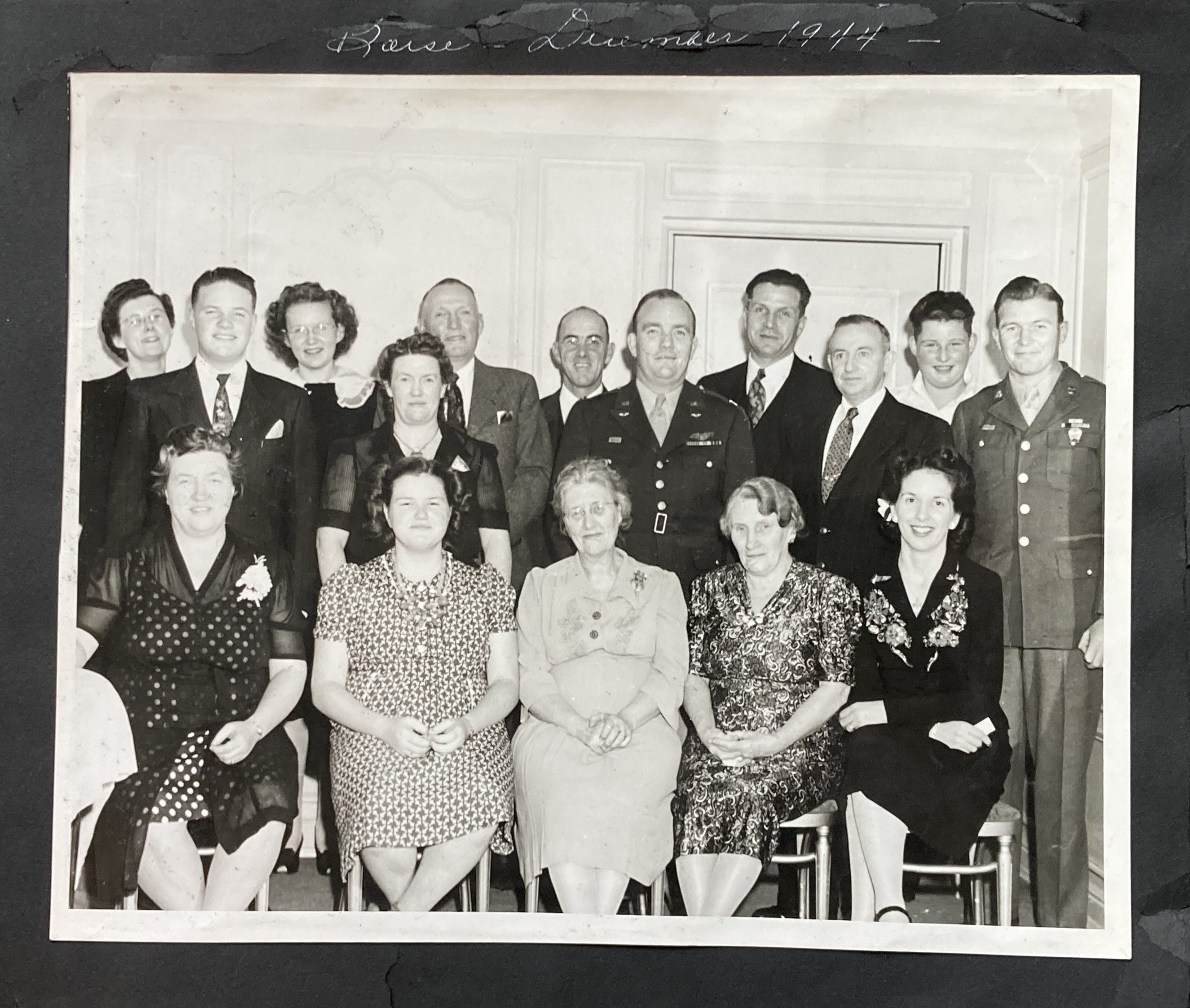 December, 1944 reunion in Boise, Idaho.