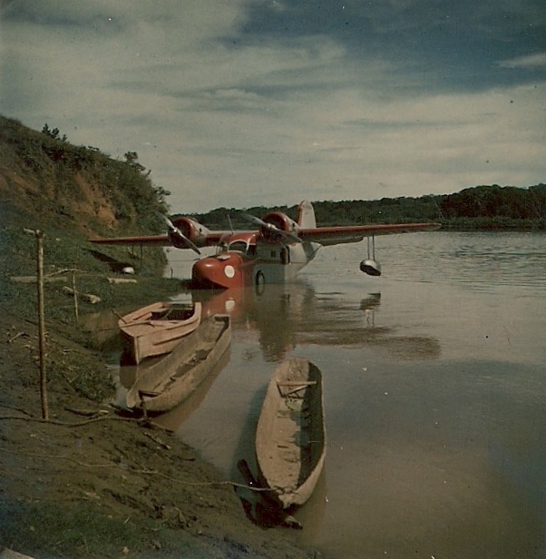 Grumman Goose on the Amazon River