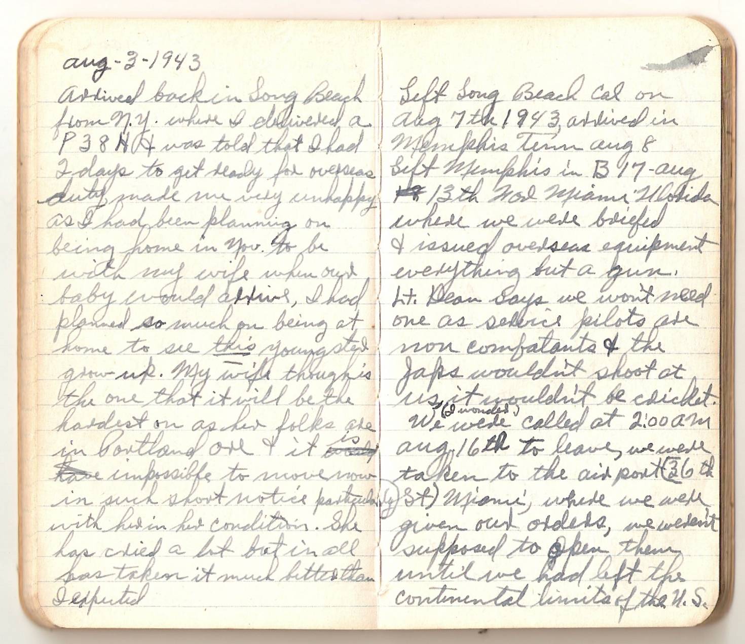 Dad's Wartime Journal