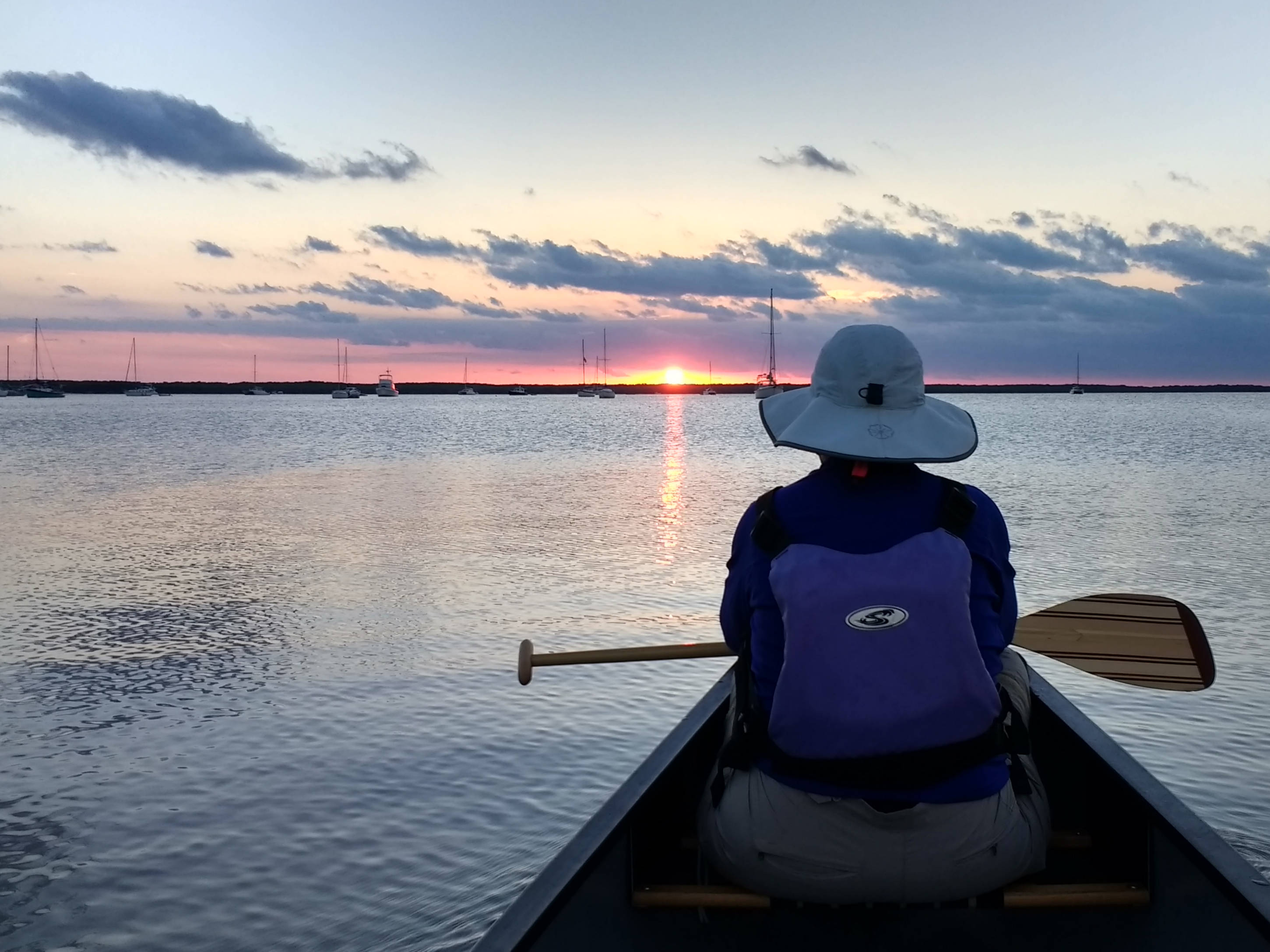 Sunset near Hampton Inn.