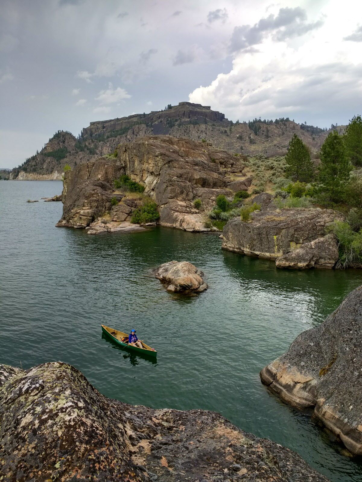 Near Steamboat Rock on Banks Lake.