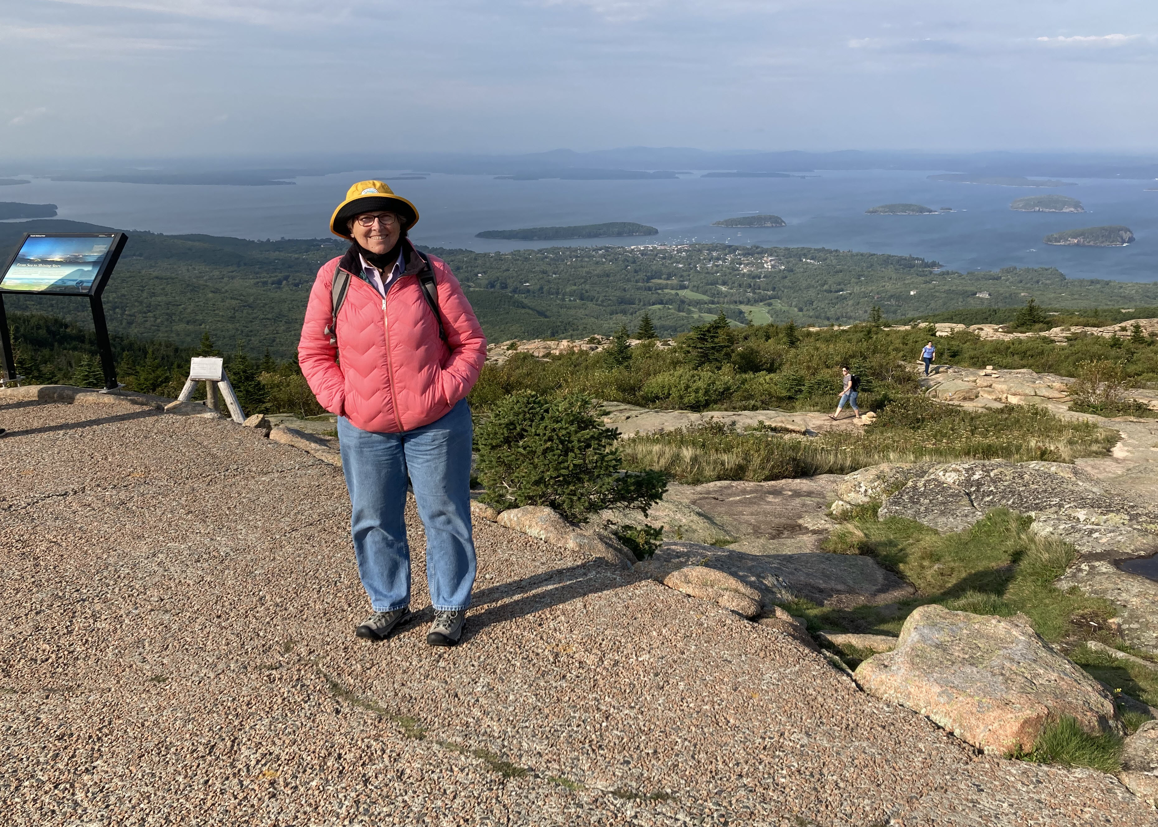 Bar Harbor from Cadillac Mountain in Acadia National Park.