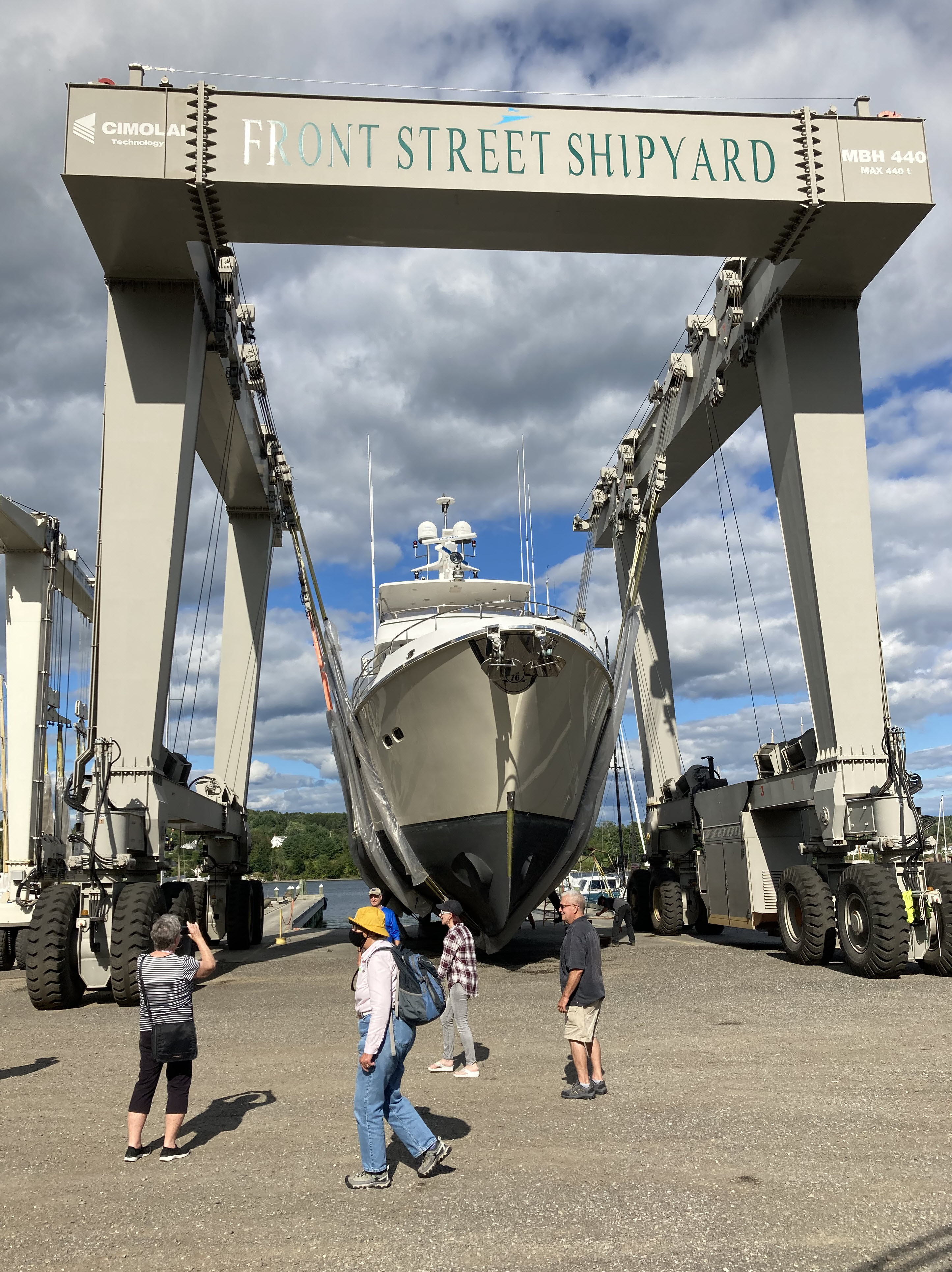 Front Street Shipyard in Belfast.