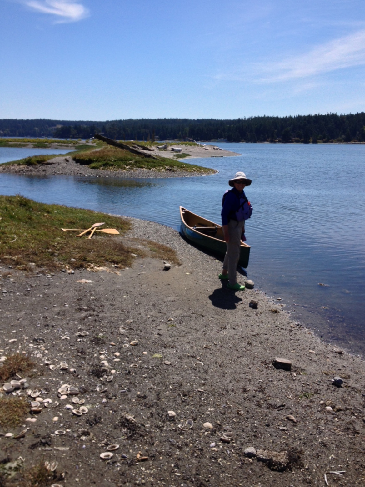 Put in at west end of Penn Cove