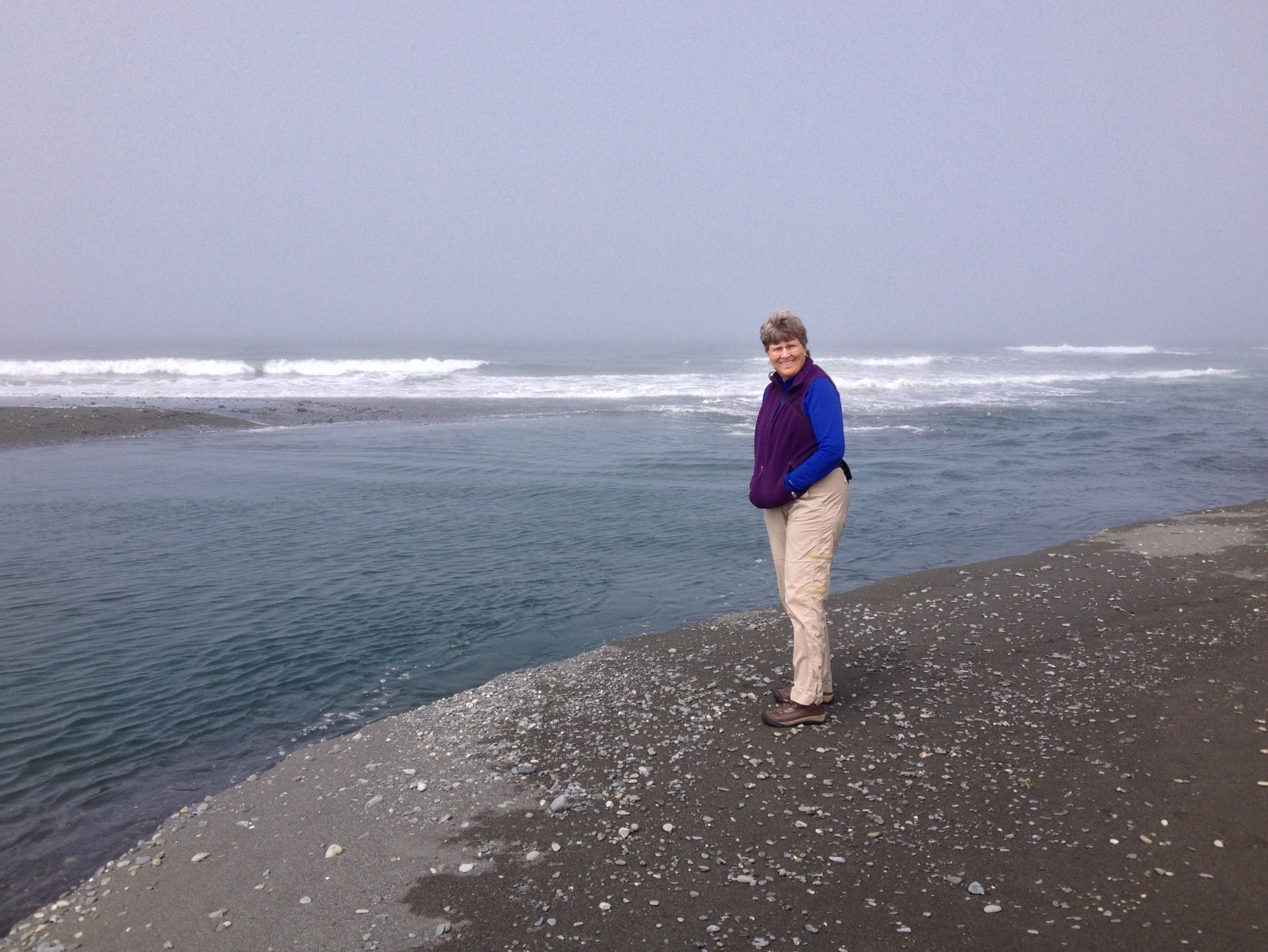 New mouth of the Elwha River